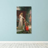 エドモンド・ブレア・レイトンによるアクコラードc.1901 キャンバスプリント (インサイチュ (ウッドフロア))