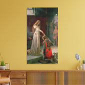 エドモンド・ブレア・レイトンによるアクコラードc.1901 キャンバスプリント (インサイチュ (リビング))