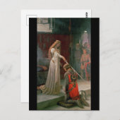 エドモンド・ブレア・レイトンによるアクコラードc.1901 ポストカード (正面/裏面)