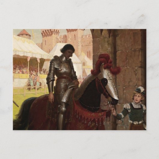 エドモンド・ブレア・レイトンの「消えた」 ポストカード (正面)