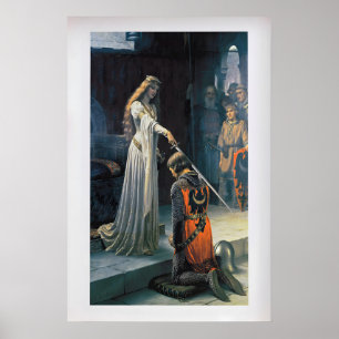 エドモンド・レイトンの「The Accolade」ヴィンテージ ファインアート ポスター