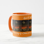 エドモンド・太陽のワイスマグによる日食のスケッチ マグカップ (正面左)