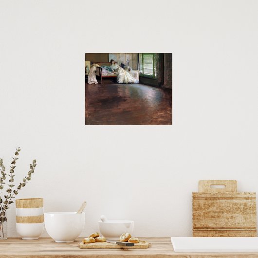 エドモンド・C・ターベルが部屋を横切って ポスター (キッチン)