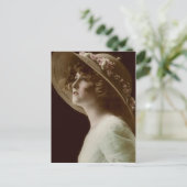 エドワビクトリアンーディアンセピア手彩色はがき2 ポストカード (スタンド正面)