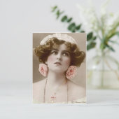 エドワビクトリアンーディアンセピア手彩色葉書10 ポストカード (スタンド正面)