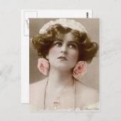 エドワビクトリアンーディアンセピア手彩色葉書10 ポストカード (正面/裏面)