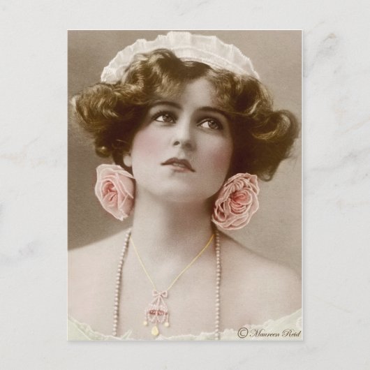 エドワビクトリアンーディアンセピア手彩色葉書10 ポストカード (正面)