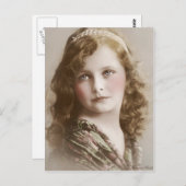 エドワビクトリアンーディアンセピア手彩色葉書14 ポストカード (正面/裏面)