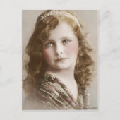 エドワビクトリアンーディアンセピア手彩色葉書14 ポストカード (正面)