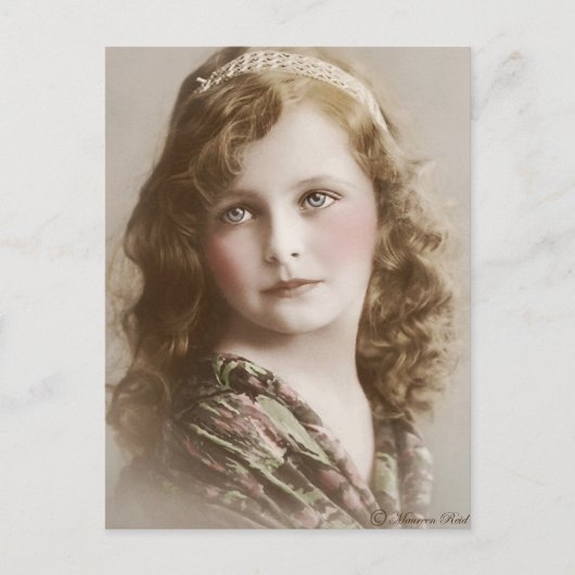 エドワビクトリアンーディアンセピア手彩色葉書14 ポストカード (正面)