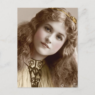 エドワビクトリアンーディアンセピア手彩色葉書15 ポストカード