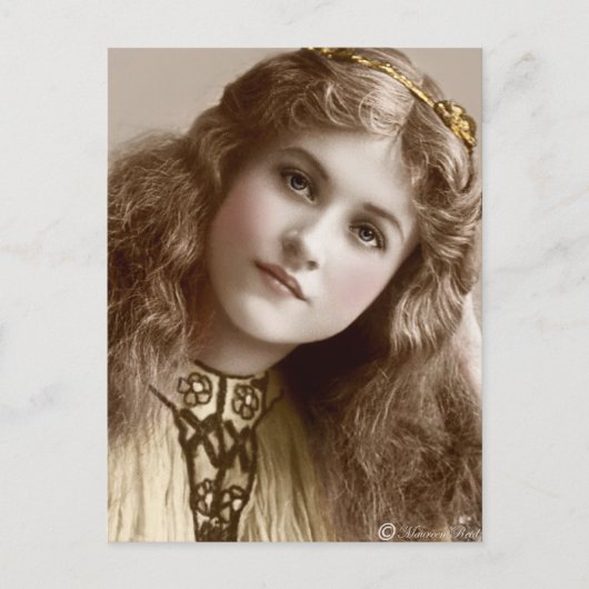 エドワビクトリアンーディアンセピア手彩色葉書15 ポストカード (正面)