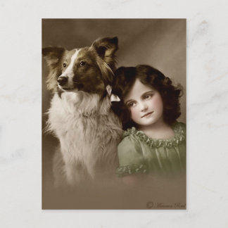 エドワビクトリアンーディアンセピア手彩色葉書16 ポストカード