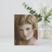 エドワビクトリアンーディアンセピア手彩色葉書5 ポストカード (スタンド正面)