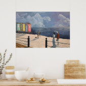 エドワルドビーチシーン ポスター (キッチン)