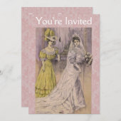 エドワルドヴィンテージ花嫁 招待状 (正面/裏面)