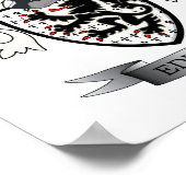 エドワーズ家紋コート・オブ・アームズ ポスター (角)