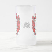 エドワーズ家紋 – ウェールズ – カナダ フロストグラスビールジョッキ (中央)