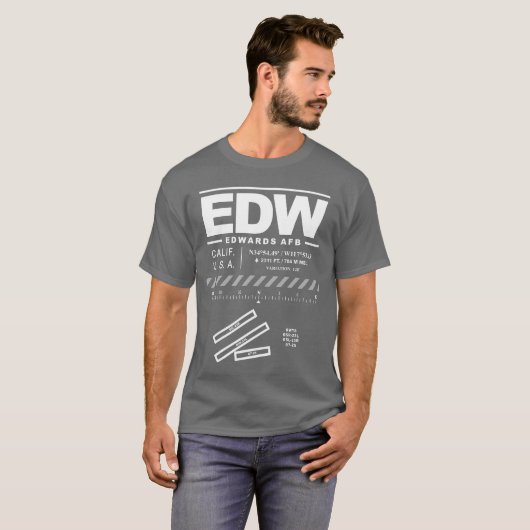 エドワーズ空軍基台EDW Tシャツ (正面フル)