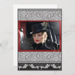 エドワーディアンのノートカード サンキューカード