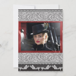 エドワーディアンのノートカード サンキューカード