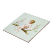 エドワーディアンエラアンゲリック乳児オンツリーフラワースイング タイル (側面)