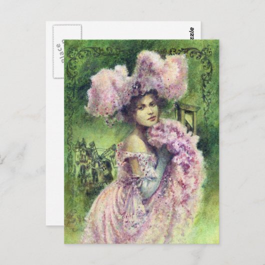 エドワーディアンダンサーポストカード ポストカード (正面/裏面)