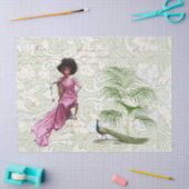 エドワーディアンレディ、ピーコック書ズティッシュペーパー 薄葉紙 (クラフト)