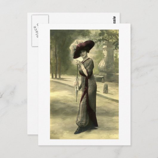 エドワーディアンレディ ポストカード (正面/裏面)