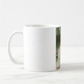 エドワーディアン・レディのポートレート(ヴィンテージ・アート) コーヒーマグカップ (左)