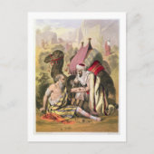 エドワードが印刷した聖書から書かれた善良なサマリア人 ポストカード (正面)