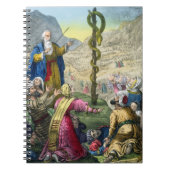 エドワードが印刷する聖書からの真ちゅう製の蛇、 ノートブック (正面)