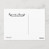 エドワードのシザーハンズハガキ ポストカード (裏面)