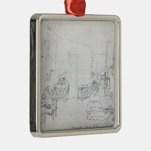 エドワードの区、セントトーマスの病院、ロンドン メタルオーナメント (右)