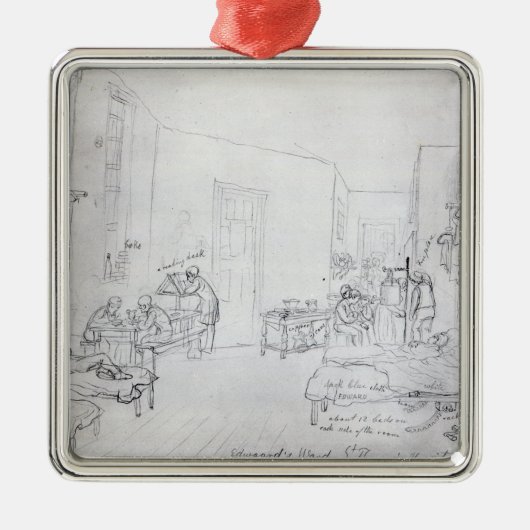 エドワードの区、セントトーマスの病院、ロンドン メタルオーナメント