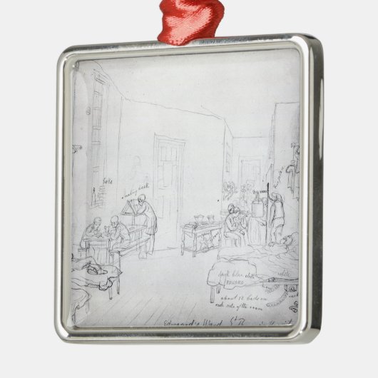 エドワードの区、セントトーマスの病院、ロンドン メタルオーナメント (左)