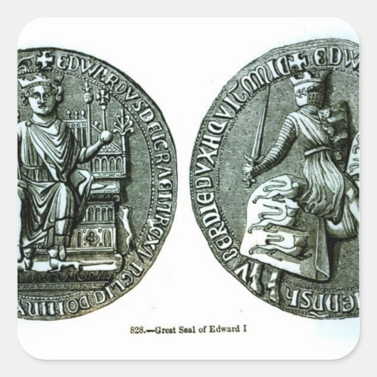 エドワードの素晴らしいシールI スクエアシール (正面)