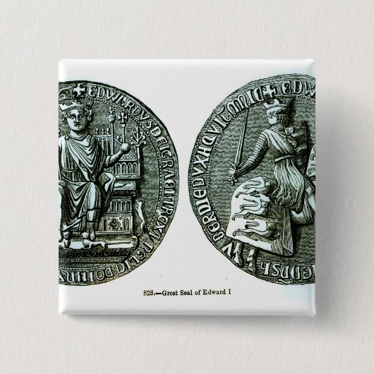 エドワードの素晴らしいシールI 缶バッジ (正面)