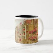 エドワードの結婚式の行列、ウェールズ王子 ツートーンマグカップ (正面右)