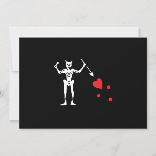 エドワードは別名Blackbeardの招待状を教えます 招待状 (正面)