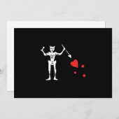 エドワードは別名Blackbeardの招待状を教えます 招待状 (正面/裏面)