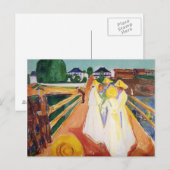 エドワードは芸術の絵画を食べます ポストカード (正面/裏面)
