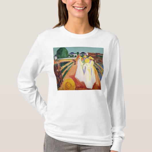 エドワードは芸術の絵画を食べます Tシャツ (正面)