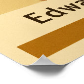 エドワードエバレットスクエアトラベルポスター ポスター (角)