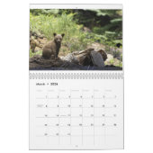 エドワードヒューズ著くま カレンダー (3月 2026)