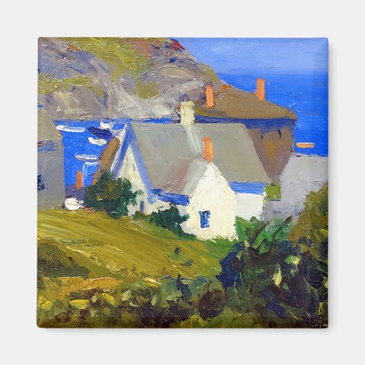 エドワードホッパーモンヘガンハウシズ マグネット (正面)