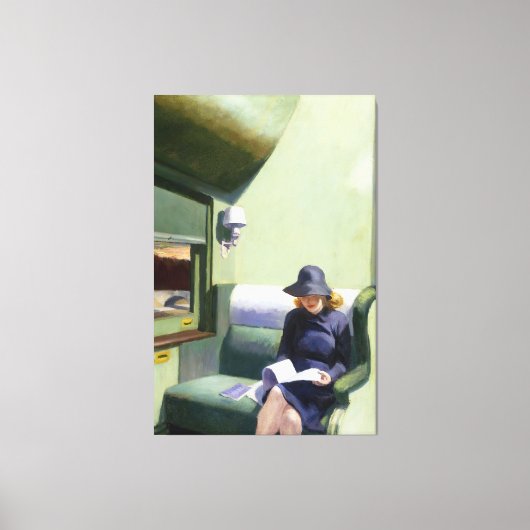 エドワードホッパー – コンパートメントC キャンバスプリント (正面)