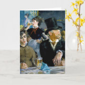 エドワードマネアットザカフェ カード (黄色い花)