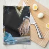 エドワードマネアットザカフェ キッチンタオル (四つ折り)