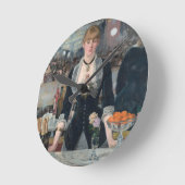 エドワードマネアバーアットザフォリーズベルゲール ラウンド壁時計 (傾斜)